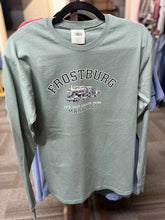 Load image into Gallery viewer, Frostburg Steam Engine Garment Dye Long Sleeve Tee