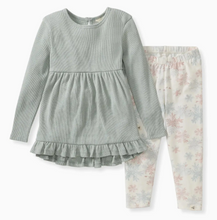 Load image into Gallery viewer, Snowflake Flurries Organic Tunic & Pants Set