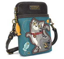 Load image into Gallery viewer, Cellphone Xbody - Gray Tabby Cat