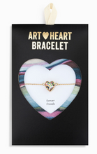 Load image into Gallery viewer, Art Heart Bracelet - Forever Friends