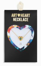 Load image into Gallery viewer, Art Heart Necklace - Dog Mom