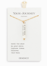 Load image into Gallery viewer, Catch the Wind Quote Necklace