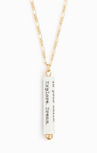 Load image into Gallery viewer, Catch the Wind Quote Necklace