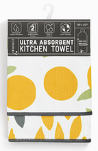 Load image into Gallery viewer, Citrus Orange Absorbent Reversible Towel - 18x30in