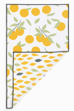 Load image into Gallery viewer, Citrus Orange Absorbent Reversible Towel - 18x30in