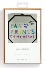 Load image into Gallery viewer, Paw Prints On My Heart Suncatcher