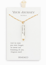 Load image into Gallery viewer, Thinking of You Quote Necklace