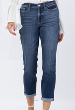 Load image into Gallery viewer, Judy Blue Mid Rise Cuffed Boyfriend