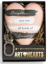Load image into Gallery viewer, Amazing Daughter Art Heart | Art Sculpture