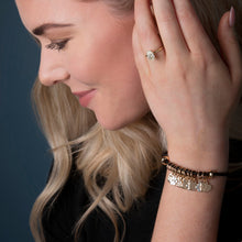 Load image into Gallery viewer, Charm Bracelet - Paw Print and Heart