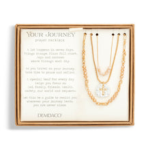 Load image into Gallery viewer, Beaded Prayer Necklace - Champagne