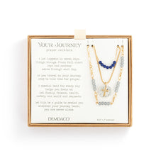 Load image into Gallery viewer, Beaded Prayer Necklace - Indigo