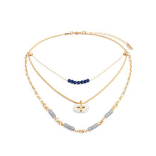 Load image into Gallery viewer, Beaded Prayer Necklace - Indigo