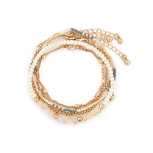Load image into Gallery viewer, Bracelet Set of 5 - Rose Cloud Gold
