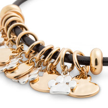 Load image into Gallery viewer, Charm Bracelet - Paw Print and Heart