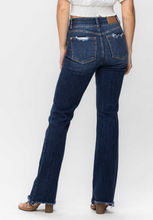 Load image into Gallery viewer, Judy Blue High Waisted Vintage Frayed Hem Bootcut Denim