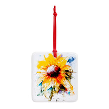 Load image into Gallery viewer, Sunflower Magnet Ornament with Card