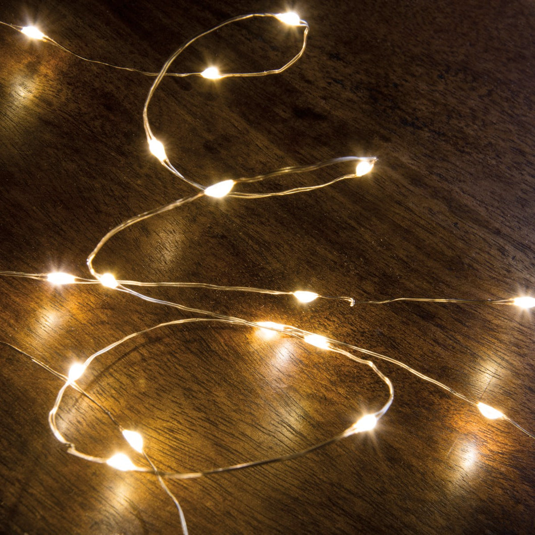 20 Light Copper Wire String Lights