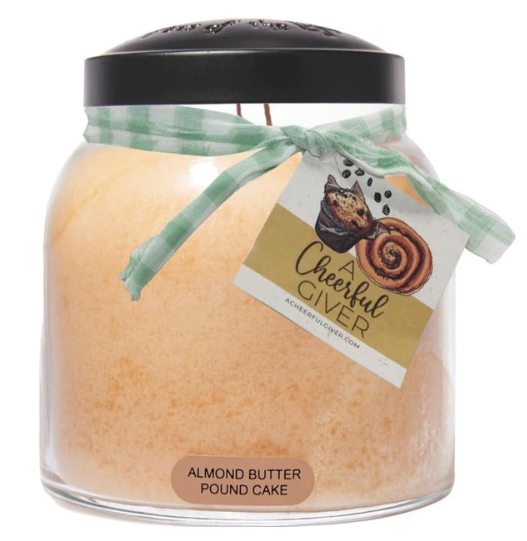 Almond Butter Pound Cake Papa Jar Candle