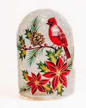 Load image into Gallery viewer, Cardinal Cloche with Led String Lights
