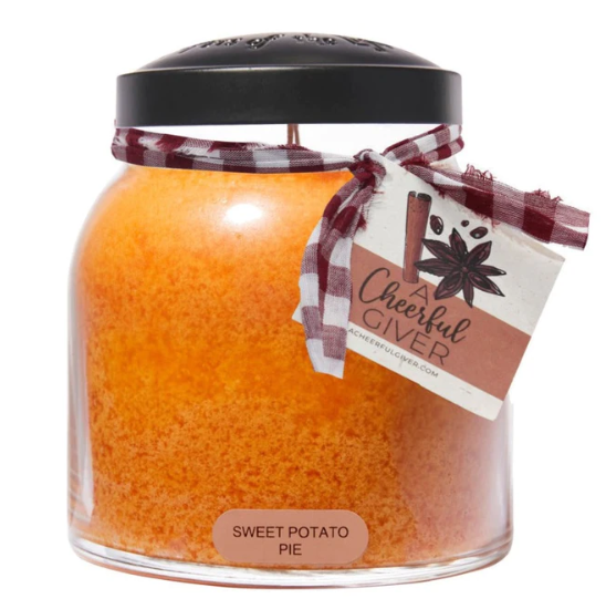 Sweet Potato Pie Papa Jar Candle