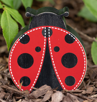 Reversible Chunky Wood Ladybug