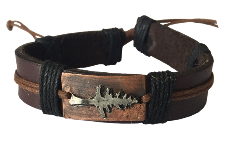 Pewter Bracelet – Pine Tree