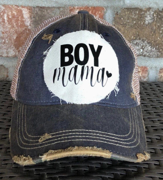 Boy Mama Hat - Black
