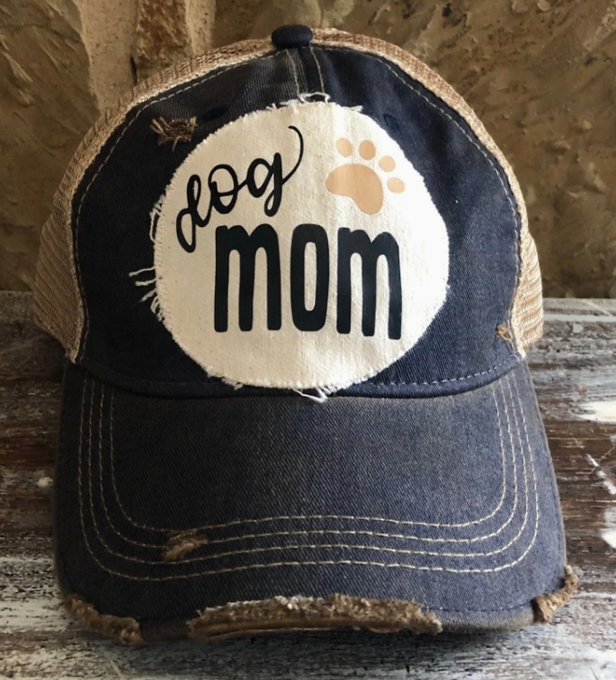 Dog Mom Hat - Navy