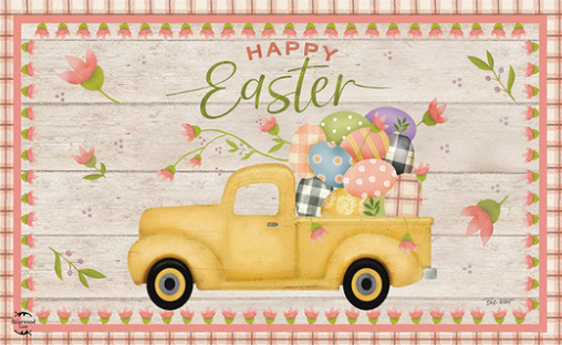 Easter Egg Pickup Doormat