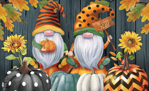 Fall Gnomes Doormat