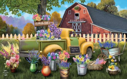 Flower Barn Doormat