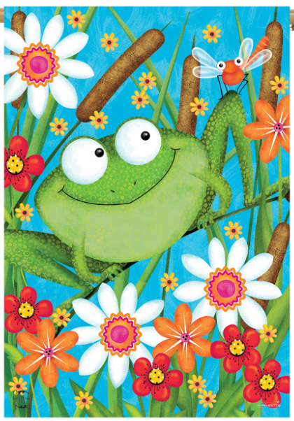 Froggy Fun House Flag