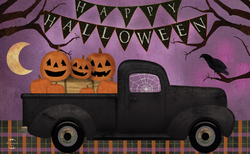 Halloween Truck Doormat