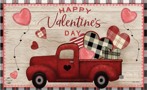 Valentine's Love Pickup Doormat