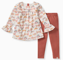 Load image into Gallery viewer, Boho Butterflies Toddler Tunic Set
