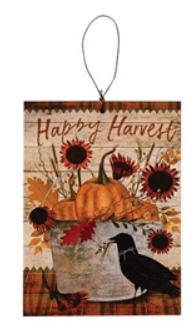 Primitive Pumpkin Patch Friends Ornament
