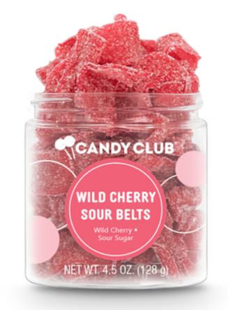 Wild Cherry Sour Belts Candy Club