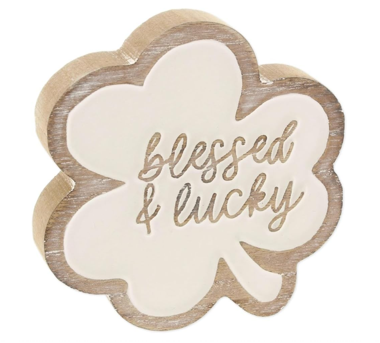 Blessed Carved Shamrock