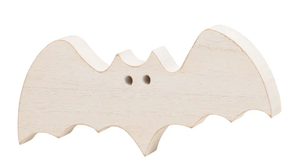 White Washed Bat Cutout