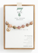 Load image into Gallery viewer, 7 Days Tracker Bracelet - Pink and Gold
