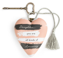 Load image into Gallery viewer, Amazing Daughter Art Heart | Art Sculpture
