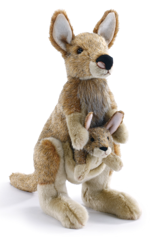 Animalcraft Kangaroo and Joey Stuffed Animal