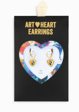 Load image into Gallery viewer, Art Heart Earrings - Dog Mom
