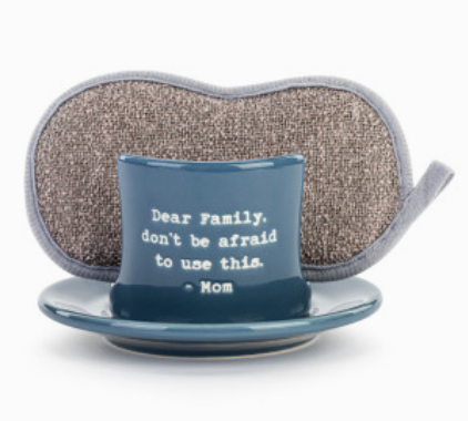 Dear Family Soap Dish with Sponge