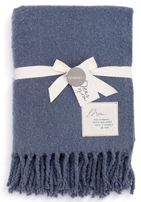 Dear You Collection Blue Mom Cuddle Blanket