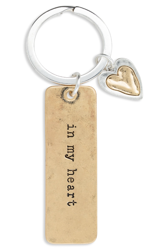 Guardian Angel Key Ring - Heart