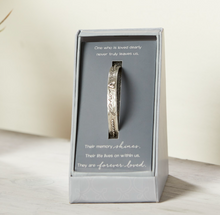 Load image into Gallery viewer, Loving Memories Silver Band
