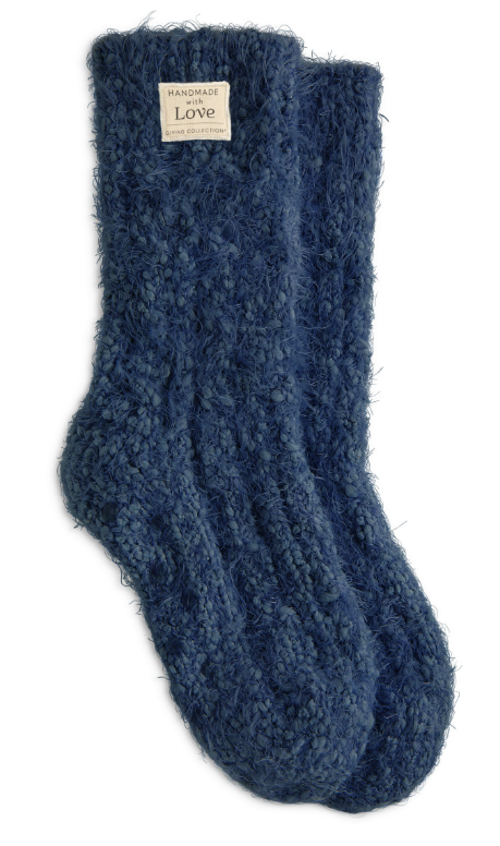 Navy Giving Socks