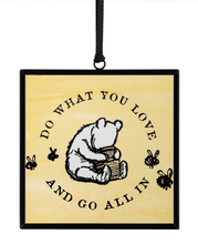Load image into Gallery viewer, Winnie-the-Pooh Go All In Suncatcher - 3x3in
